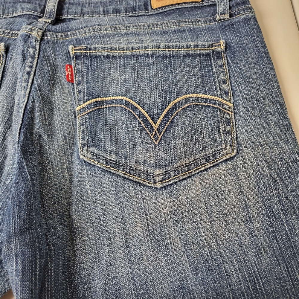Levi's 518 women's Vintage Superlow Bootcut jeans junior's Size 11 M 30x32 - Picture 8 of 15